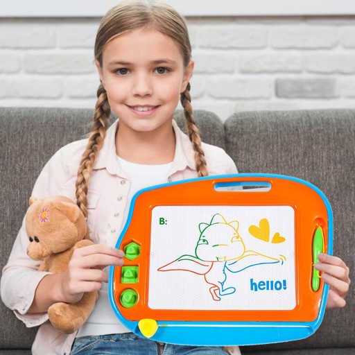Kolorowy Znikopis Tablet Graficzny 2w1 Duży + Mały