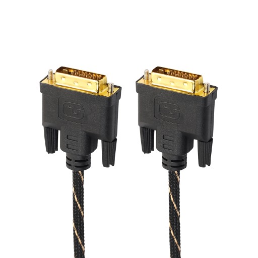 1-компонентный кабель DVI. + M двойное позолоченное покрытие