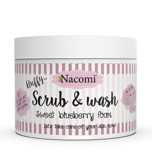 Nacomi Scrub & Wash Пенный скраб для тела Sweet Blueberry 180 мл
