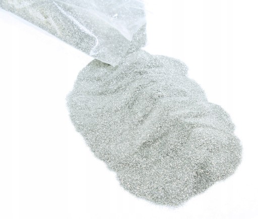 SILVER GLITTER 1кг рассыпчатая декоративная пыль РОЖДЕСТВЕНСКИЙ