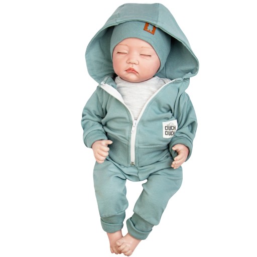 KOMPLET NIEMOWLĘCY na prezent BODY SPODENKI BLUZA na roczek 3 cz. 86