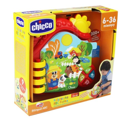 Интерактивная книжная ферма Chicco ABC PL/EN