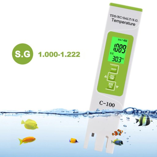 Электронный солемер TDS EC Water Temp