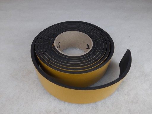 Uszczelka guma Porowata EPDM 50x5mm samoprzylepna