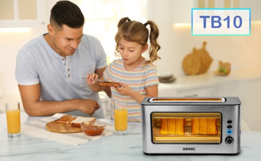 Тостер Duronic TB10 с окном из нержавеющей стали