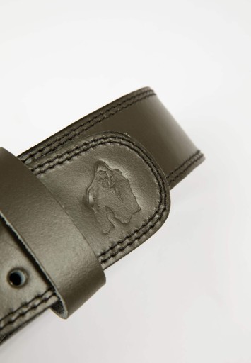 КОЖАНЫЙ РЕМЕНЬ ДЛЯ БОДИБИЛДИНГА GORILLA WEAR ДЛЯ ТРЕНАЖЕРНЫХ ЗАЛ, 4 ДЮЙМА, S/M