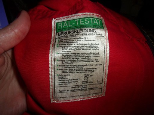 RAL-TESTAT рабочий комбинезон S НОВИНКА