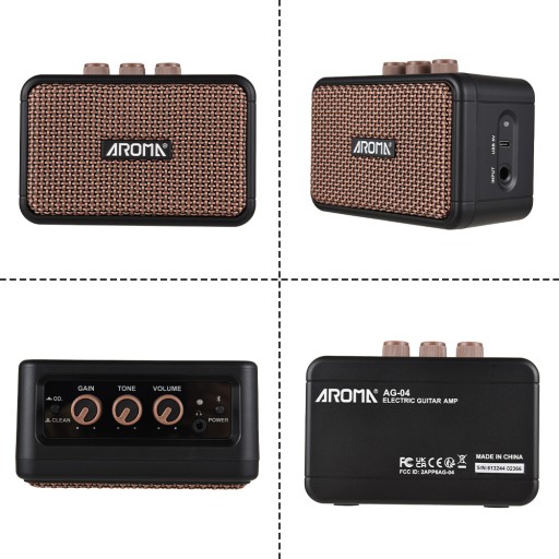 AROMA 5W AG-04 Przenośny głośnik do gitarowych