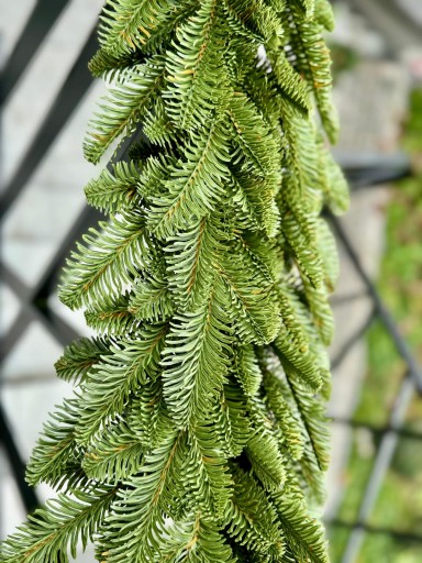 Рождественская гирлянда 100% PE LIGHT FIR 110 см для балюстрады, дверцы камина