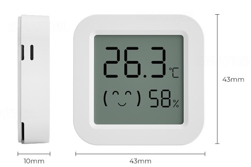 TH05 CZUJNIK TEMPERATURY ORAZ WILGOTNOŚCI TUYA SMART APP ŁĄCZNOŚĆ BLUETOOTH
