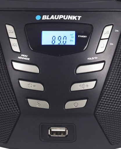 Радиоплеер Boombox FM/CD/MP3/USB/AUX BB7BK