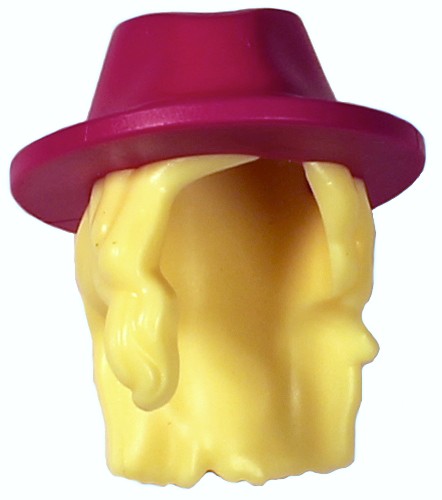 Lego włosy blond z kapeluszem 79989pb02 NOWE