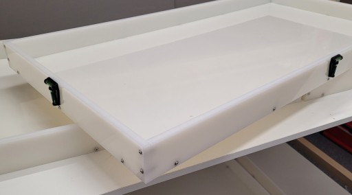 МНОГОРАЗОВАЯ ФОРМА ДЛЯ ЭПОКСИДНОЙ СМОЛЫ ИЗ ПОЛИЭТИЛЕНА HDPE 30х30см