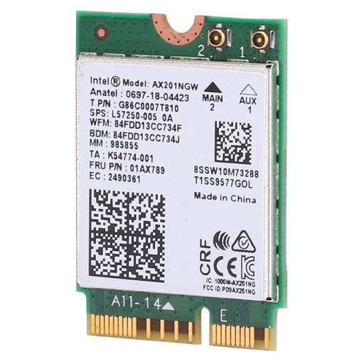 KARTA SIECIOWA DLA INTERFEJSU INTEL AX201NGW WIF