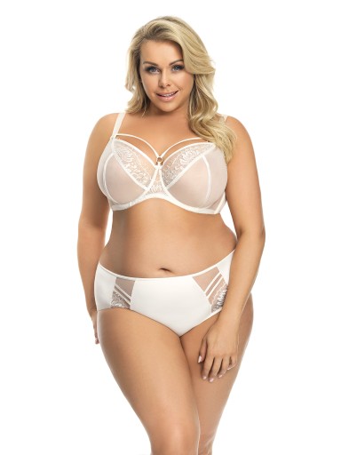 Biustonosz GORSENIA K496 PARADISE śmietanowy 85K