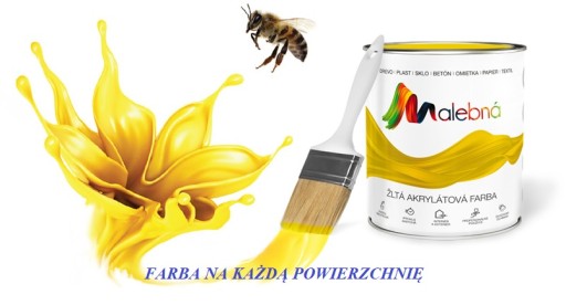 FARBA AKRYLOWA DO PŁYTEK I GLAZURY KOŚĆ SŁONIOWA 0,7L