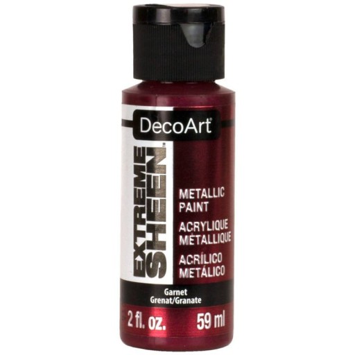 FARBA METALICZNA Extreme Sheen - DecoArt - Garnet 59ml