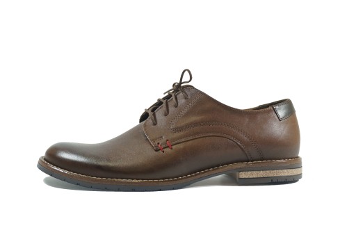 МОДНЫЕ ТОРЖЕСТВЕННЫЕ ТУФЛИ, КОСТЮМ GREGOR 1836A BROWN 43