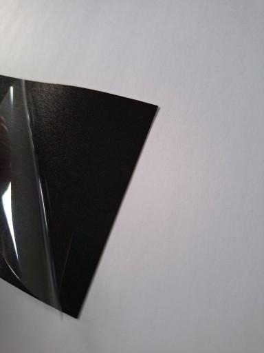 FOLIA SAMOCHODOWA DIAMENT 152cm CZARNA METALLIC PET CZARNY POŁYSK OKLEINA