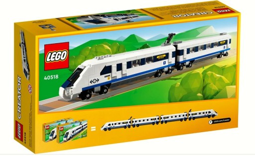 Оригинальный высокоскоростной поезд LEGO Creator 40518