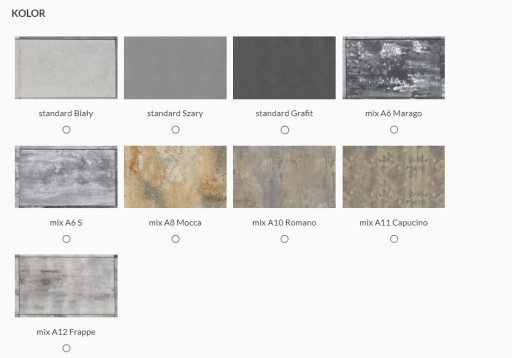 Кост-бет GROSSETO гладкий графит MIXA6 A6S MIX A8 A10 A11 A12