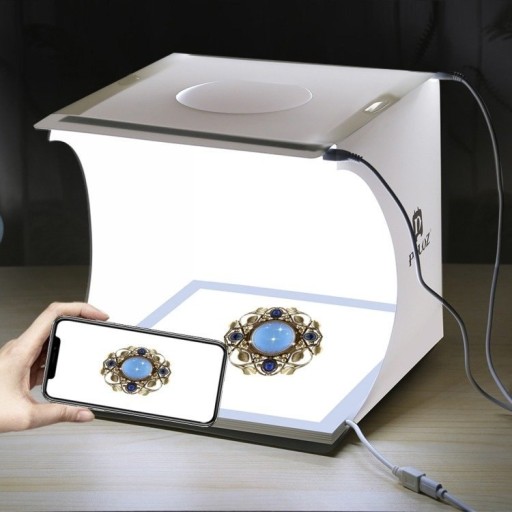 PULUZ ПАЛАТКА ДЛЯ ФОТОГРАФИИ БЕЗ ТЕНИ 20 СМ ДЛЯ ФОТОГРАФИЙ LED 1100LM 5500K MAT