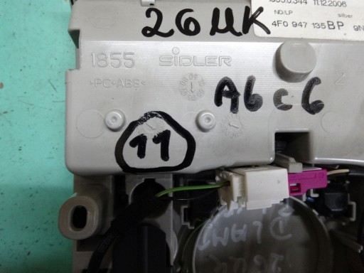 AUDI A6 C6 07r Лампа потолка 4F0947135BP 4F0951177
