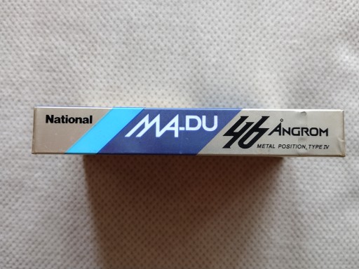 Кассета National Angrom MA-DU 46, 1987-1988 гг.