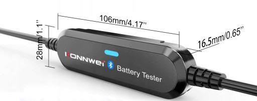 ТЕСТЕР АККУМУЛЯТОРА 6 В 12 В Bluetooth 5.0, польский