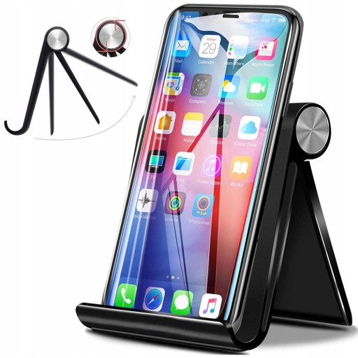PHONE STAND TABLET STAND универсальный черный для мобильного телефона