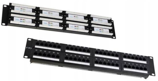 ПАТЧ-ПАНЕЛЬ CAT 6 2U 48 ПОРТОВ 19 ДЮЙМОВ LANON