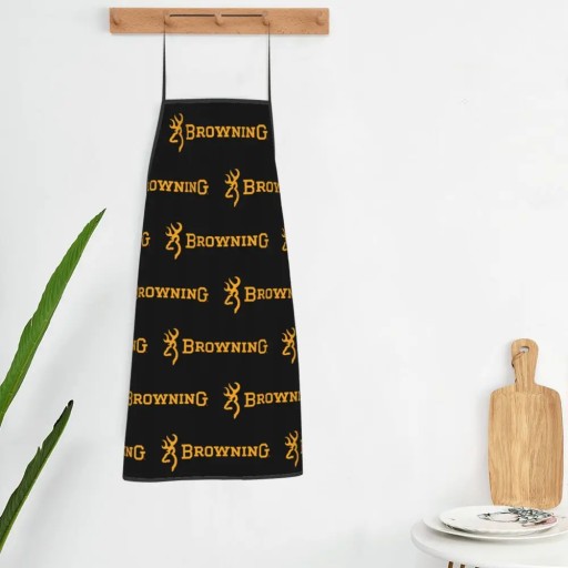 Забавные фартуки Browning для мужчин и женщин для взрослых, унисекс, кухонный нагрудник для шеф-повара, стол