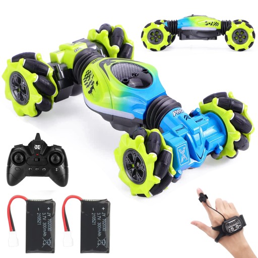 SAMOCHÓD DRIFT ZDALNIE STEROWANY 4WD RC GESTEM KASKADERSKI AUTO + PILOT