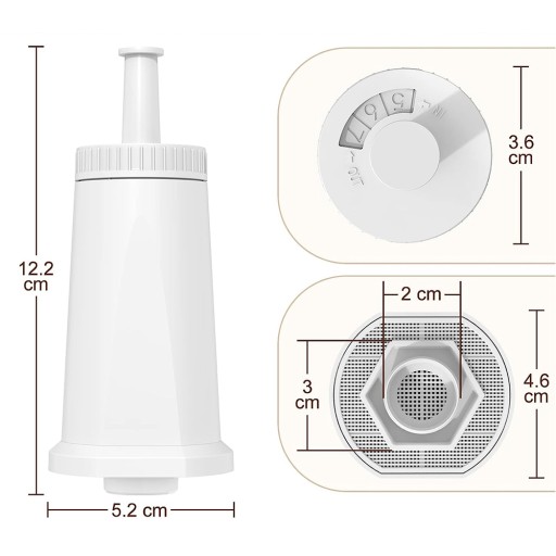 3 SZT FILTR WODY ZESTAW DLA EKSPRESU SAGE BES008