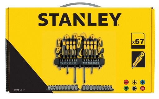 НАБОР ОТВЕРТОК И НАСАДОК STANLEY SOFT GRIP, 57 ШТ.