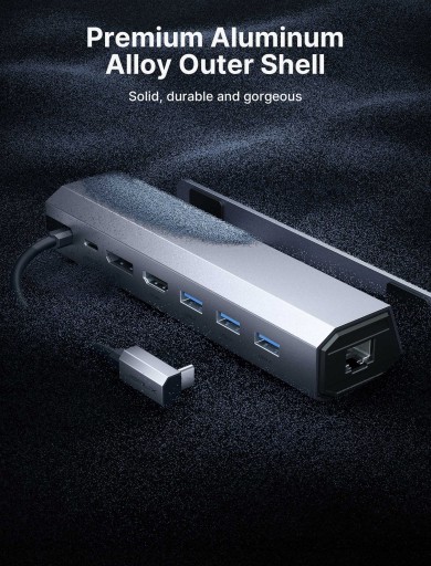 JSAUX HUB USB-C HDMI DisplayPort 4K 60 Гц USB-C PD