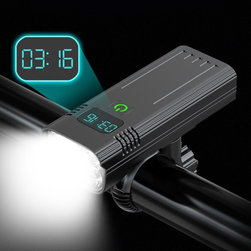 НАБОР ВЕЛОСИПЕДНЫХ ЛАМП СВЕТОДИОДНЫЙ ПЕРЕДНИЙ USB МОЩНЫЙ 3600лм
