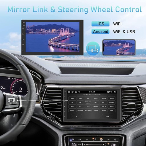 АВТОМОБИЛЬНЫЙ РАДИО 2 DIN ANDROID 12 GPS-КАМЕРА 2/16