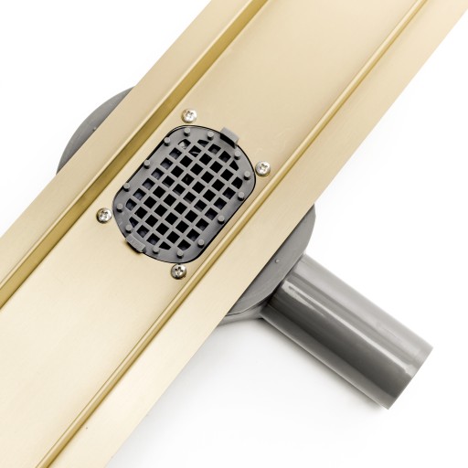 ЛИНЕЙНЫЙ СЛИВ REA NEO PURE PRO MIRROR GOLD GOLD 80