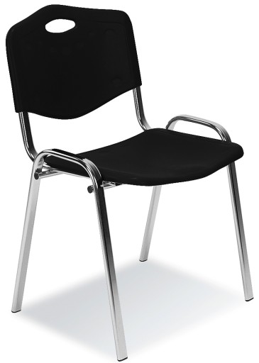 Пластиковый стул ISO Plastic CR BLACK Nowy Styl