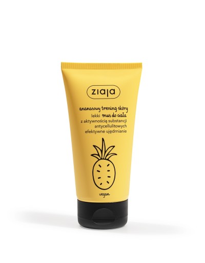 Ziaja Pineapple Skin Training легкий мусс для тела 160мл