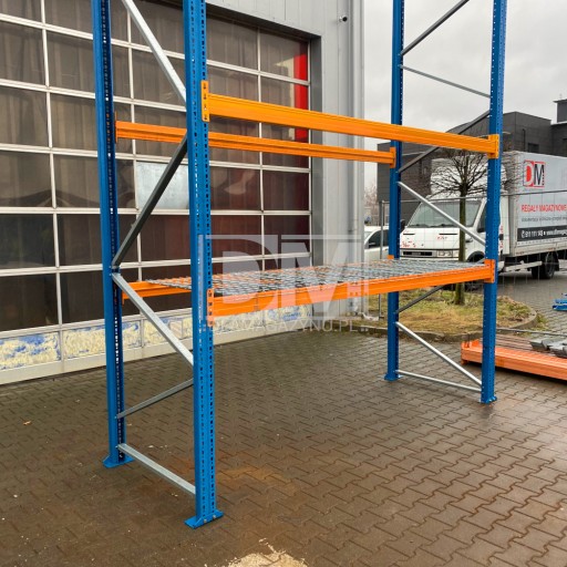 Regał magazynowy z wypełnieniem regały Nedcon H-250 cm L-3x270 cm 600 kg