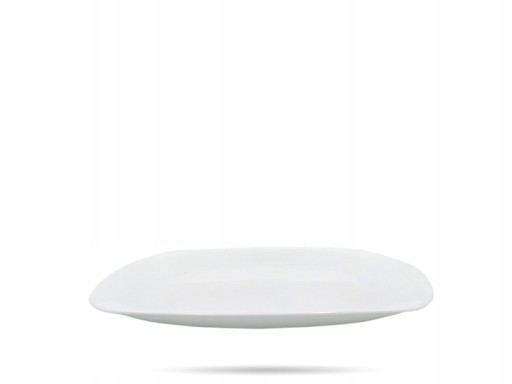 Блюдо стеклянное Bormioli Parma, белое, 20х28 см.