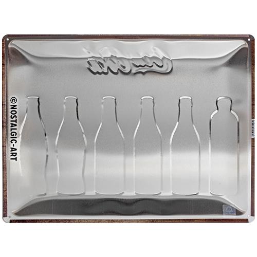 Вывеска Coca Cola - бутылки 30х40см Retro Re