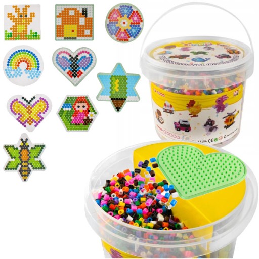 KORALIKI DO PRASOWANIA IRON BEADS + SZABLONY 5000