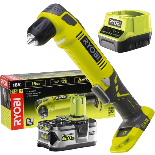 Дрель УГЛОВАЯ ОТВЕРТКА RYOBI RAD1801M ONE+ 5Ah