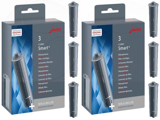 2 x Filtr wody JURA CLARIS Smart+ 3szt