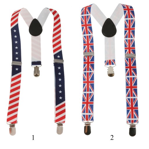 Suspender for Child Printed Webbing Suspender Galluse for Children 1