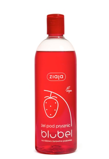 Гель для душа Ziaja Blubel клюква клубника