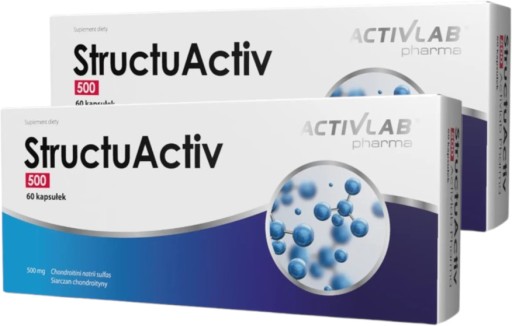 ActivLab STRUCTUACTIV 500 мг ХОНДРОИТИН 2 x 60 капсул.